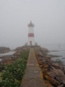 Foggy lighthouse